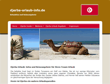 Tablet Screenshot of djerba-urlaub-info.de
